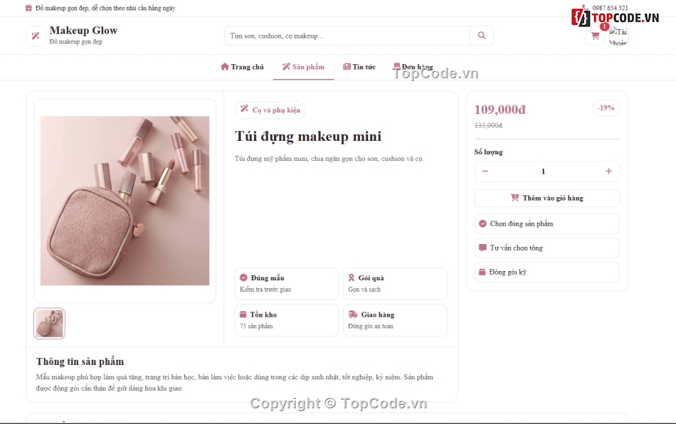 bán,Website bán đồ dùng,make up
